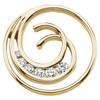 Journey Diamond Spiral Pendant.
