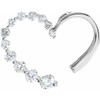 Journey Diamond Heart Pendant.