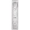 14K White 1/5 CTW Natural Diamond Pendant