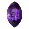 7.09 Carat Vivid Purple Amethyst Gem, Marquise Shape, 18 x 10.8 mm |$305