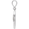 Sterling Silver .02 CTW Natural Diamond Lion Pendant