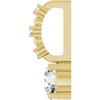 14K Yellow 1/4 CTW Natural Diamond Charm/Pendant