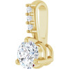 14K Yellow 1/4 CTW Natural Diamond Pendant