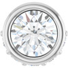Platinum 1/4 CTW Natural Diamond Hidden Halo Pendant 