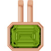 14K Rose Gold Peridot Ring Fine Jewelry  $719