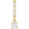 14K Yellow 1/4 CTW Natural Diamond Pendant