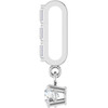 14K White 1/5 CTW Natural Diamond Pendant