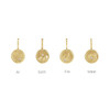 14K Rose .015 CT Natural Diamond Fire Element Charm/Pendant
