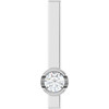 Platinum 1/10 CTW Natural Diamond Bar Pendant