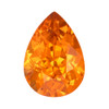 3.03 Orange Spessartite Pear 10.3 x 7.4 mm