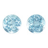 2.39 Carat Blue Aquamarine Round 7 x 7 mm