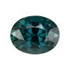 3.03 Blue Green Sapphire Oval 9.1 x 7.2 mm