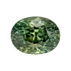 3.03 Carat Green Sapphire Gem, Oval Shape,