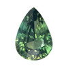 2.54 Green Sapphire Pear 10 x 7 mm