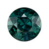 3.66 Blue Green Sapphire Round 8.9 x 8.9 mm