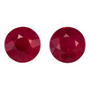 2.43 Carat Red Ruby Round Shape, 6.4 x 6.4 mm