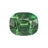 2.02 Carat Green Sapphire Gem, Cushion Shape, 7.5 x 6.2 mm