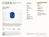 3.52 Carat Unheated GIA Blue Sapphire Gem, Cushion Shape, 9.96 x 7.38 x 4.8 mm