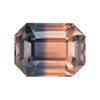 3.04 Bicolor Sapphire Gem, Octagon Cut, 9.13 x 6.89 x 4.92 mm