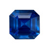 3.13 Carat No Heat GIA Blue Sapphire Gem, Octagon Cut, 7.76 x 7.51 x 5.64 mm