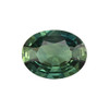 1.04 Carat Natural Vivid Medium Green Sapphire Gem, Oval Cut, 7.4 x 5.6 mm