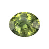 1.46 Carat Green Sapphire Gem, Oval Shape, 7.8 x 6.4 mm