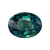 2.01 Carat Blue Carat Green Sapphire Gem, Oval Shape, 8.6 x 6.5 mm