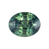 2.10 Carat Green Sapphire Gem, Oval Shape, 8 x 6.3 mm