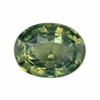 2.58 Carat Natural Vivid Medium Open Green Sapphire Gem, Oval Cut, 9.2 x 7 mm