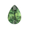 1.60 Carat Green Sapphire Gem, Pear Cut, 8.2 x 5.7 mm