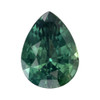 3.06 Carat Green Sapphire Gem, Pear Cut, 10 x 7.4 mm