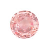 1.57 Carat Padparadscha Sapphire Gem, Round Shape, 7.07 x 7.27 x 3.92 mm, Unheated with GIA