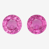 2.36 Carat Pink Sapphire Gem, Round Shape, 6.6 x 6.6 mm
