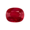 2.06 Carat Elegant Vivid Red Ruby Cushion Cut, Hand-Selected Natural Gem - $9,291