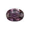 1.24 Carat Unheated Vivid Medium Steely Grape Fancy Sapphire Oval Cut Gemstone, 7.4 x 5.4 mm