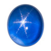 Special 6.64 Carat GIA Certified Rich Pure Blue Star Sapphire Gemstone, 10.96 x 9.47 x 6.05 mm