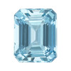 2.71 Blue Aquamarine Emerald 9.8 x 7.9 mm
