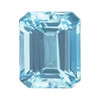 3.59 Blue Aquamarine Emerald 10.1 x 8.1 mm
