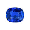 1.57 Carat Vivid Blue Blue Sapphire Cushion Cut Natural for Custom Engagement Ring - $2,633