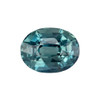 1.52 Blue Green Sapphire Oval 7.4 x 5.6 mm