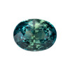 1.53 Blue Green Sapphire Oval 7.7 x 5.8 mm