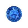 1.63 Carat Fine Quality Blue Sapphire Round Cut in Vivid Blue, Precision Cut - $3,505