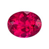 1.8 Rubellite Tourmaline Oval 9 x 7 mm