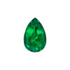 0.33 Green Emerald Pear 5.9 x 3.8 mm