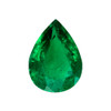 0.91 Green Emerald Pear 8.1 x 6 mm