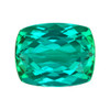 3.07 Blue Green Tourmaline Cushion 9.4 x 7.5 mm