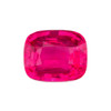 1.52 Carat Vivid Rich Pinkish Red Unheated Ruby Gemstone, Cushion Shape, GIA Cert, 7.08 x 5.76 x 3.58 mm