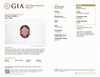 1.27 Carat Vivid Pink Orange Padradscha Sapphire Gem, Oval Shape, 7.68 x 6.04 x 3.25 mm, GIA Cert