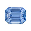 3.31 Carat Vivid  Cornflower Blue Sapphire Gemstone, Octagon Cut, 8.8 x 6.9 mm