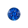 0.81 Carat Vivid Medium Rich Blue Sapphire Gem, Round Shape, 5.5 mm | $1,080